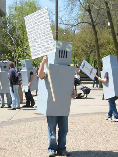 robot protest